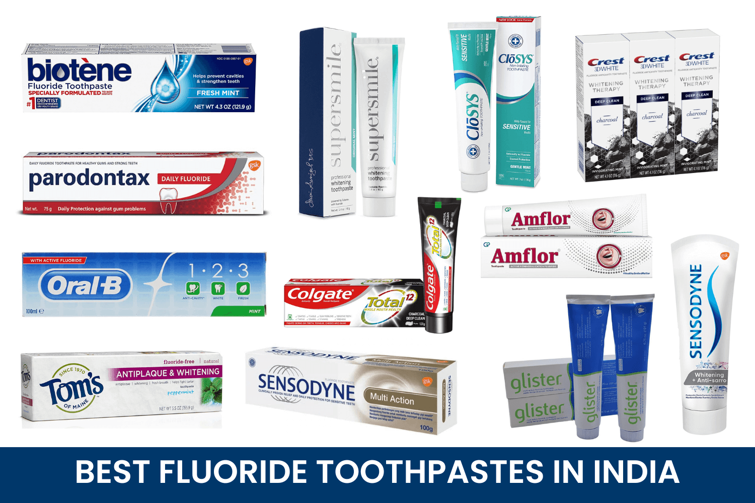 BEST Fluoride ToothPastes in India